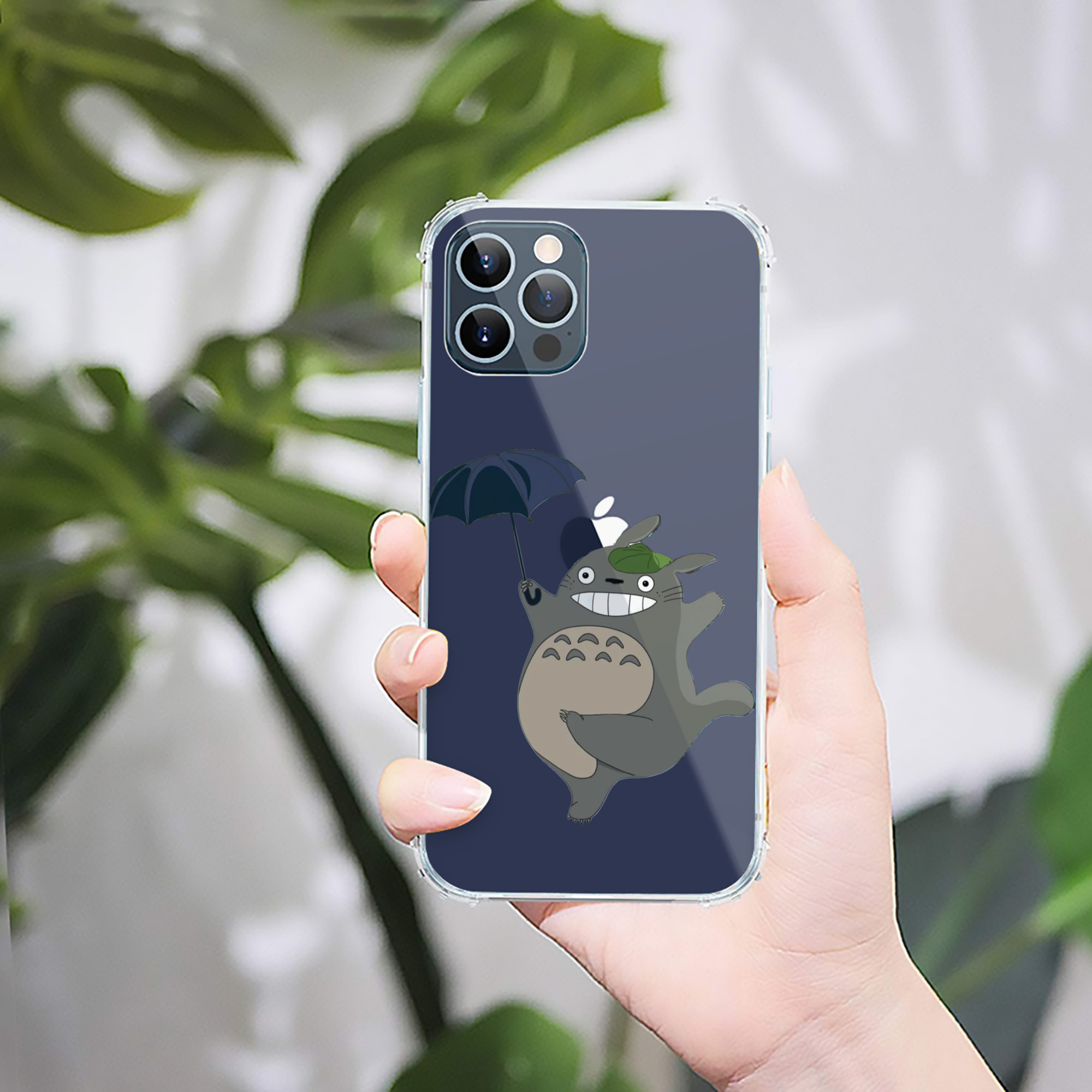 （画像用） となりのトトロ 草壁メイ 草壁サツキ My Neighbor Totoro Satsuki Kusakabe Mei Kusakabe 【iPhone 12シリーズ対応】透明スマホケース（クリアソフトケース）